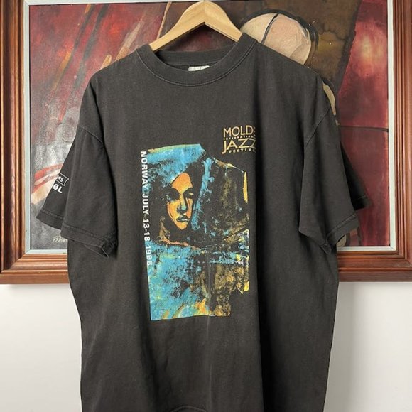 90’s Molde Jazz Festival Vintage T-shirt Og 1998 Rare Hype - Picture 1 of 1